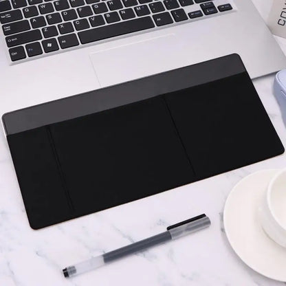 【Self-Adhesive Mouse Bag Notebook Computer Data Cable Hard Disk Storage Bag Cloth Storage Pouch】