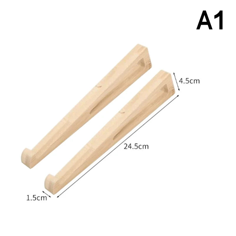 Z. Wooden Laptop Stand Ergonomic PortableTriangular Design Desk Riser For Cooling Reading Office Accessory
