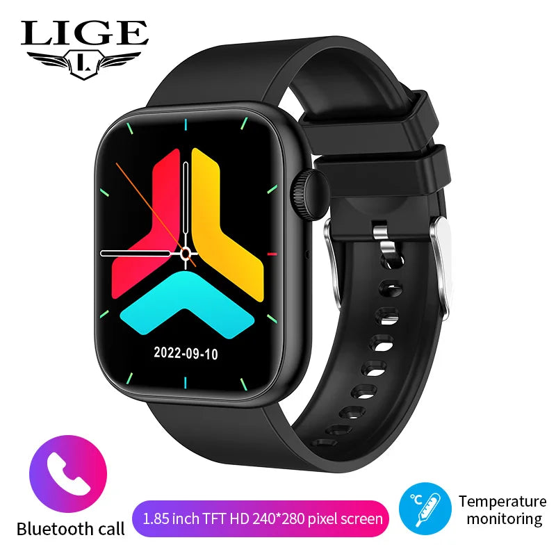 New Smart Watch For Men Full Touch Screen Bluetooth Call Waterproof Watches Sport Fitness Tracker Smartwatches Lady Reloj Mujer