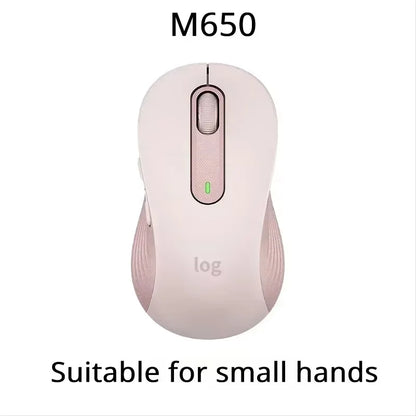 Logitech M650/M650L office laptop mouse, with a slim and portable design, making it easy to carry around for commuting.