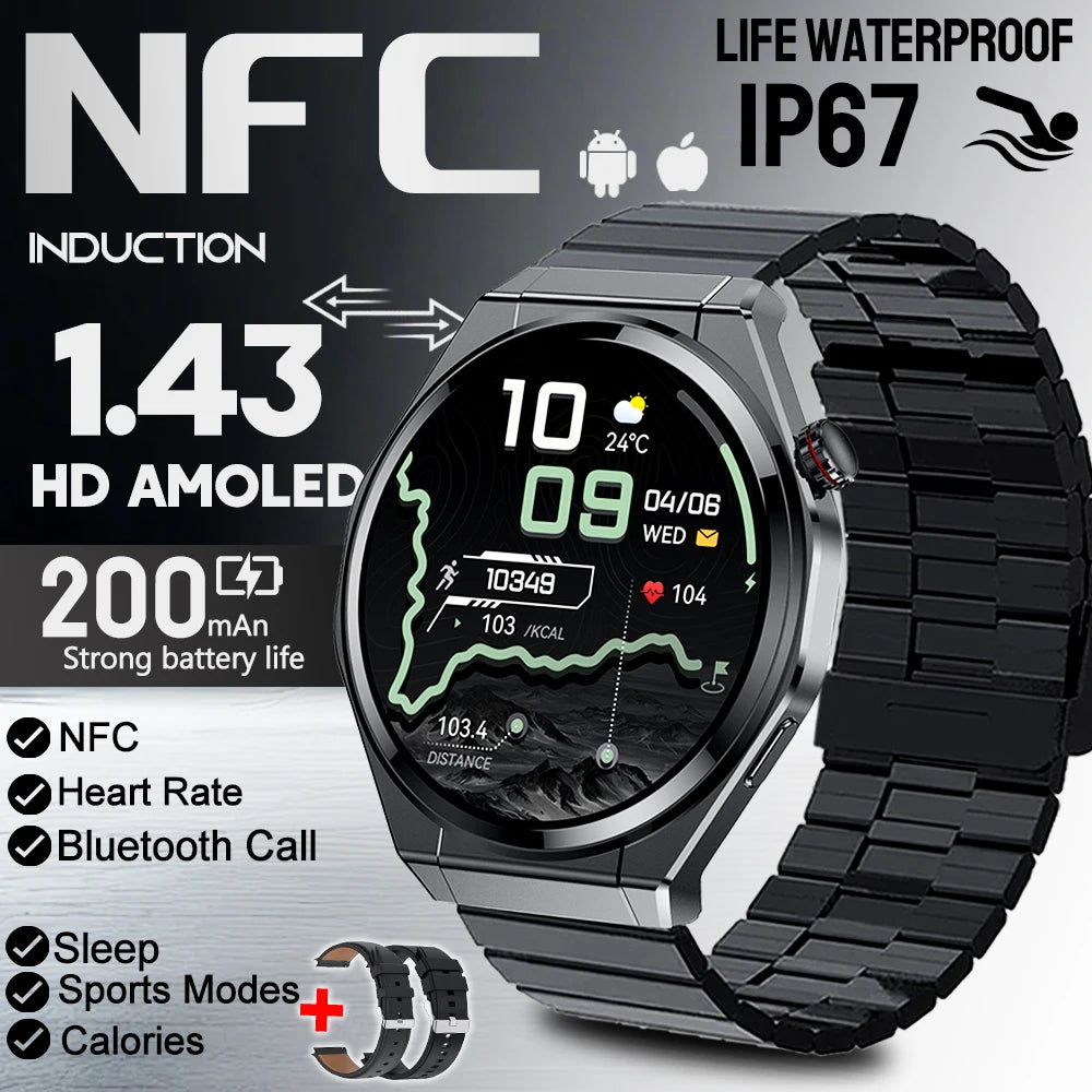 2026 New Smart Sports Watch Bluetooth Call 100+ Sports Mode IP67 Waterproof Health Reminder Sedentary Reminder Sleep Smart Watch