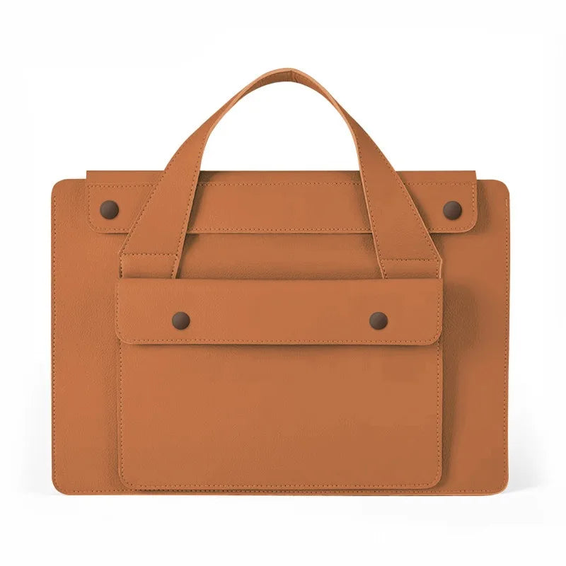 Portable organ style laptop bag waterproof and suitable for 16 inch lightweight large capacity computer bag