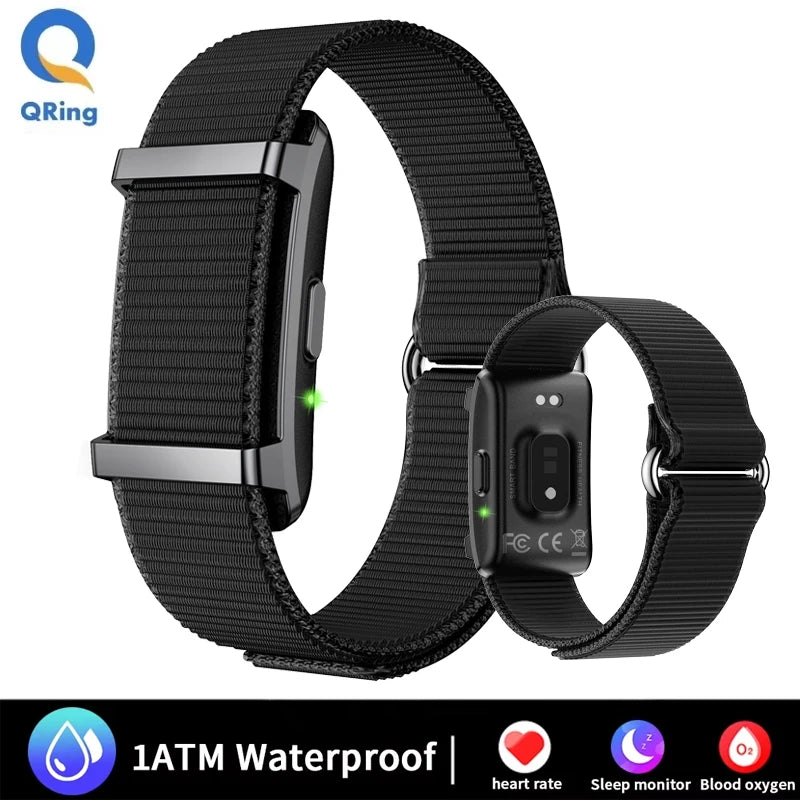 2025 New No Screen Smart Watch Men Women Sports Outdoors Fitness Heart Rate Monitor 1ATM Waterproof Smartwatch For Android IOS