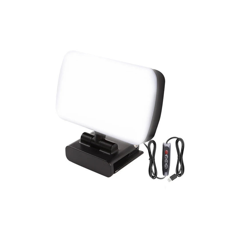 2026 Video Conference 6500K Portable LED Video Light Laptop Computer Webcam Light Zoom Call Lighting Clip for Live Streaming