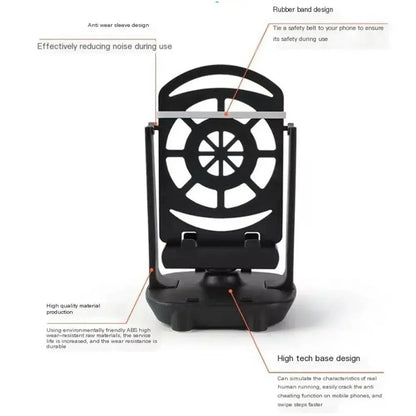 Desktop Walking Swing Shaker Mobile Phone Holder Automatic Device Shake Phone Wiggler Pedometer Brush Stepper For All Smartphone