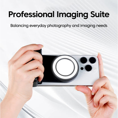 Magnetic Smartphone Selfie Fill Light Selfie Camera Handheld Bluetooth Live Video Vlog Assistant For Phone Live Video Light