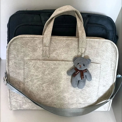 13-14/15-16Inch Laptop Notebook Case Briefcase Felt Tablet Protective Case Waterproof Shockproof Tablet Sleeve Bag Travel