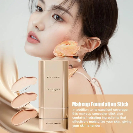 Natural Concealer Foundation Make-up Stick Strong Concealer Long Term Moisturizing, Waterproof And Sweat Proof Makeup