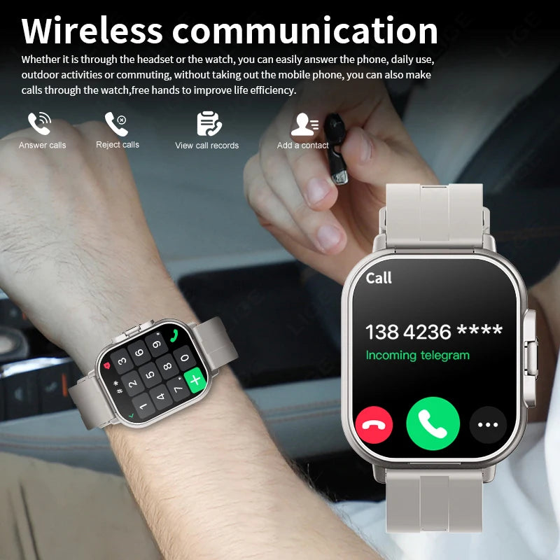 TWS 2 in 1 Smart Watch with Headphones Sports Watch Bluetooth Headset Call Watch Men Health Monitor NFC Women Smartwatch Earbuds