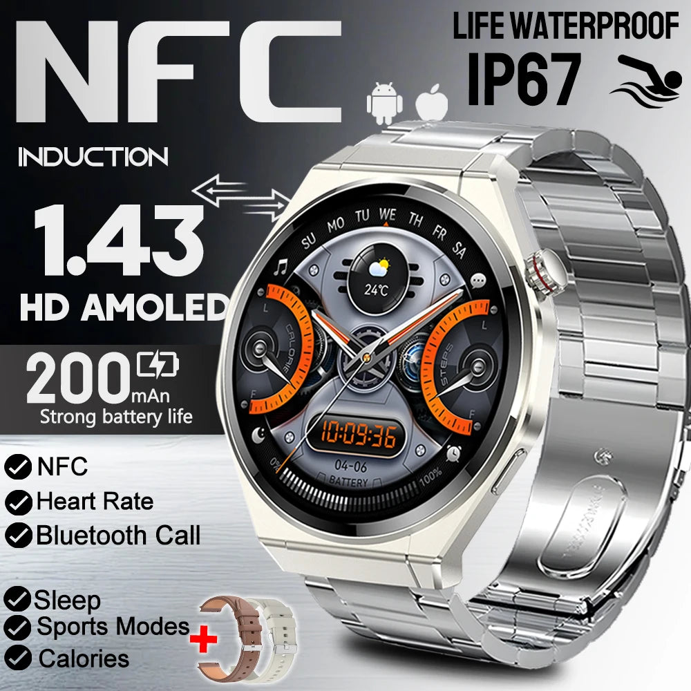 2026 New Smart Sports Watch Bluetooth Call 100+ Sports Mode IP67 Waterproof Health Reminder Sedentary Reminder Sleep Smart Watch