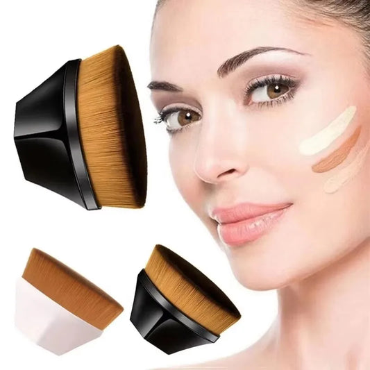 2/4/6Pcs Foundation Brush Pro - Ultra-Dense Flat Top Makeup Brush Magic High Density Fiber Makeup Brush Soft No Trace Portable