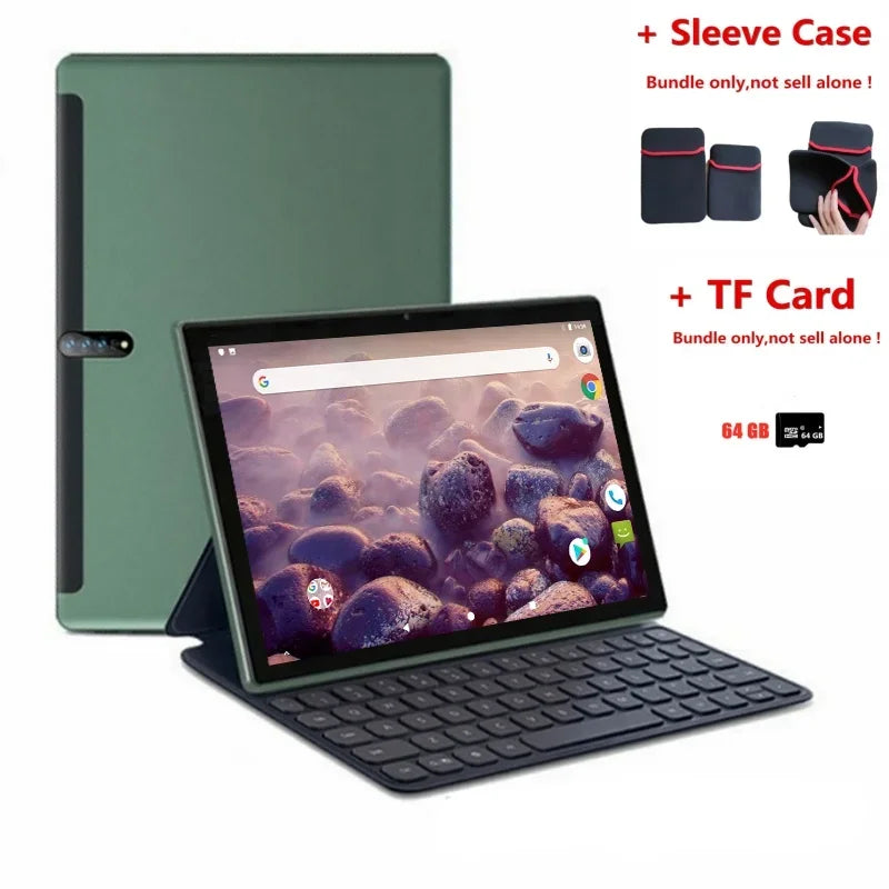 10.1 Inch Kids Tablet Android 9.0 2GB RAM 32GB ROM MTK6737 Quad Core 1.5GHz Dual Camera Phone Call  With Gift Stand