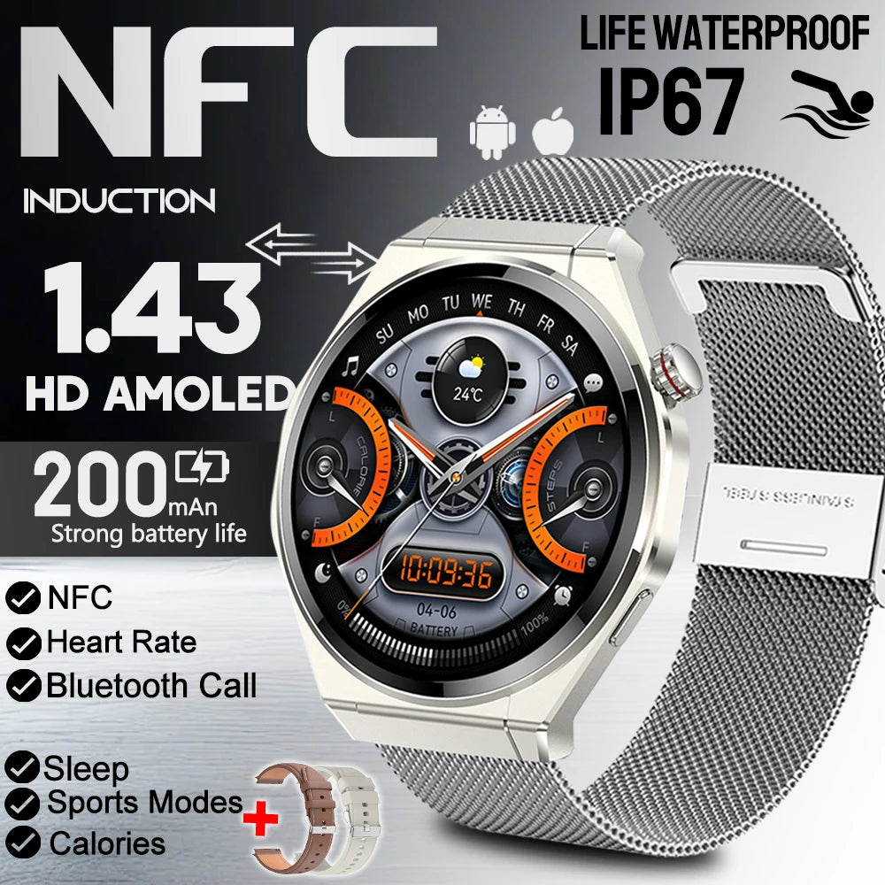 2026 New Smart Sports Watch Bluetooth Call 100+ Sports Mode IP67 Waterproof Health Reminder Sedentary Reminder Sleep Smart Watch