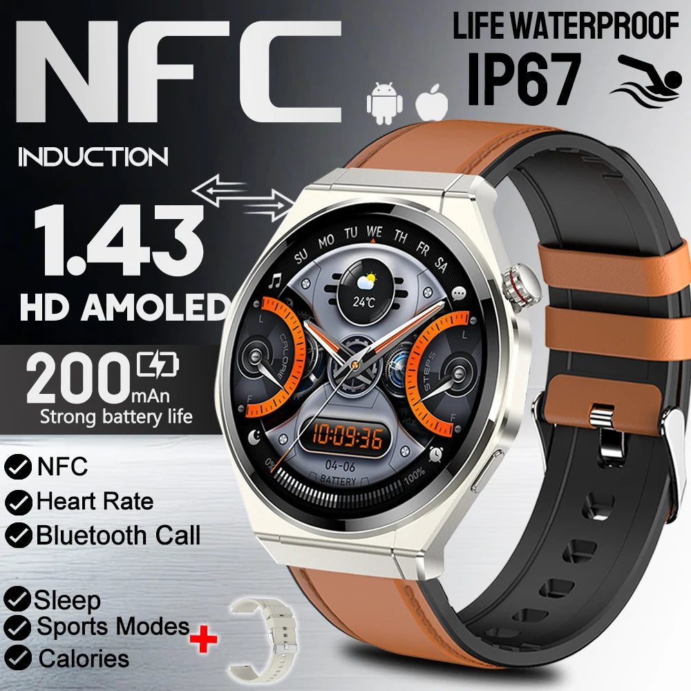 2026 New Smart Sports Watch Bluetooth Call 100+ Sports Mode IP67 Waterproof Health Reminder Sedentary Reminder Sleep Smart Watch