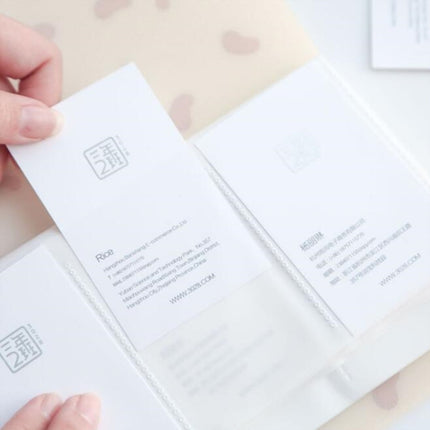 96 Slots ID Holders Cute cartoon card book star large capacity business card clip ticket collection book Card Stocks