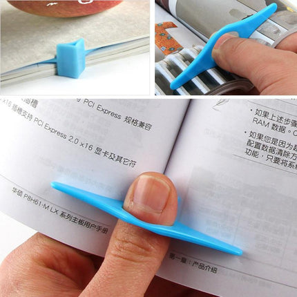 8 PCS Thumb Convenient Multifunction Book Holder Bookmark Finger Ring Book Marker