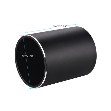 Aluminum Round Desk Pencil Holder Container Organizer Stationery Gift