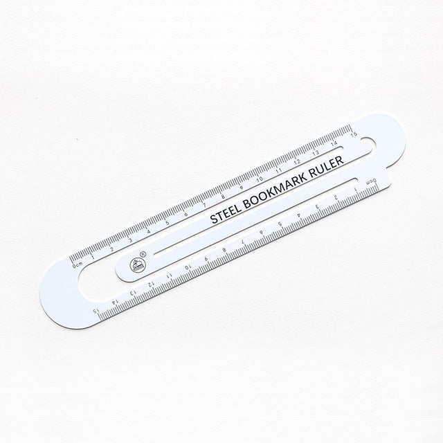 3 PCS Metal Steel Ruler Bookmark Drawing Supplies