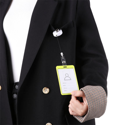 2 PCS Night Starry Sky Marble Crack Puller Retractable Buckle Lanyard Business Key Buckle Card Holder