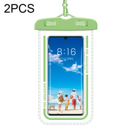2 PCS Transparent Waterproof Cell Phone Case Swimming Cell Phone Bag