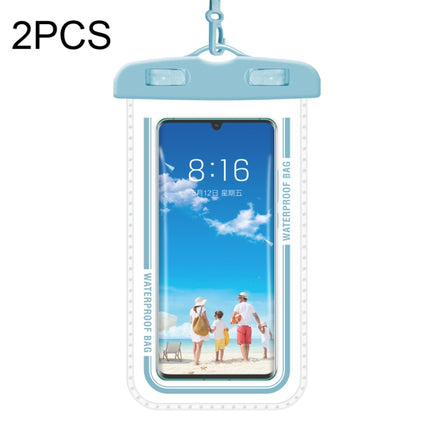2 PCS Transparent Waterproof Cell Phone Case Swimming Cell Phone Bag