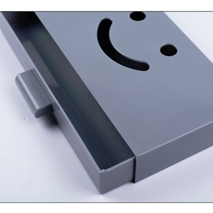 Hidden Drawer Storage Box Office Desk Bottom Paste Large Capacity Pen Case, Dark Blue, Light Blue, Pink, Gray