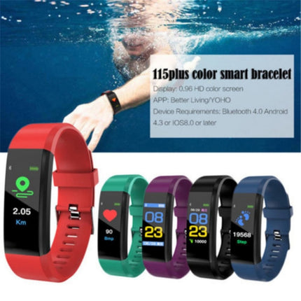 ID115 0.96 inch OLED Screen Smart Watch Wristband Pedometer Sport Fitness Tracker bracelet
