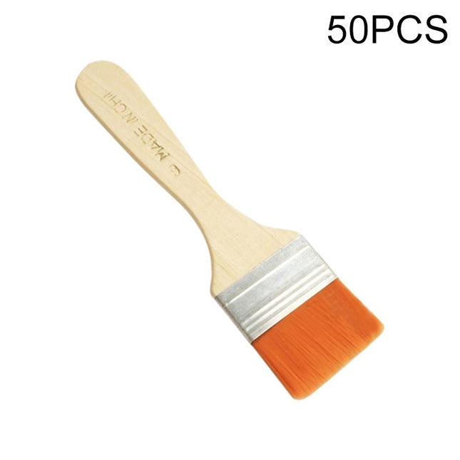 10 PCS Nylon Hair Painting Brush Oil Watercolor Water Powder Paint Brushe