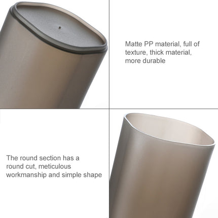 2 PCS Multi-function 4 Grid Desktop Pen Holder Office School Storage Case Clear Plastic Box Desk Pencil Organizer