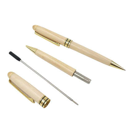 Creative Maple Pen Set with Wooden Pen Box Student Stationery Office Gifts