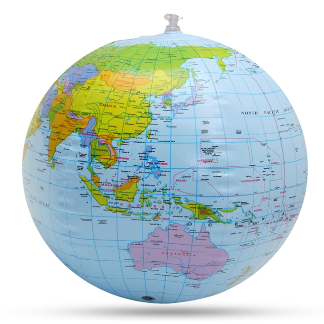 30cm Inflatable Globe World Earth Ocean Map Ball Geography Learning Educational Beach Ball Kids Toy home OfficeDecoration