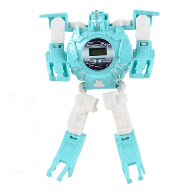 3 PCS Children Electronic Watch Cartoon Deformation Robot Toy Watch