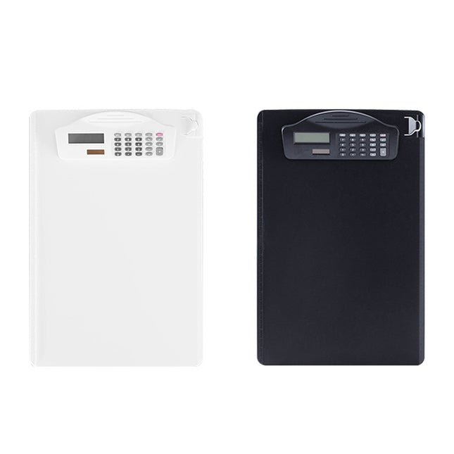 A4 Multi-Function Folder With Calculator Ruler Writing Board File Storage Plastic Splint