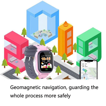 A111-Z1 Children Smart Positioning Plug-In Cartoon Call For Help Multi-Function Watch Phone
