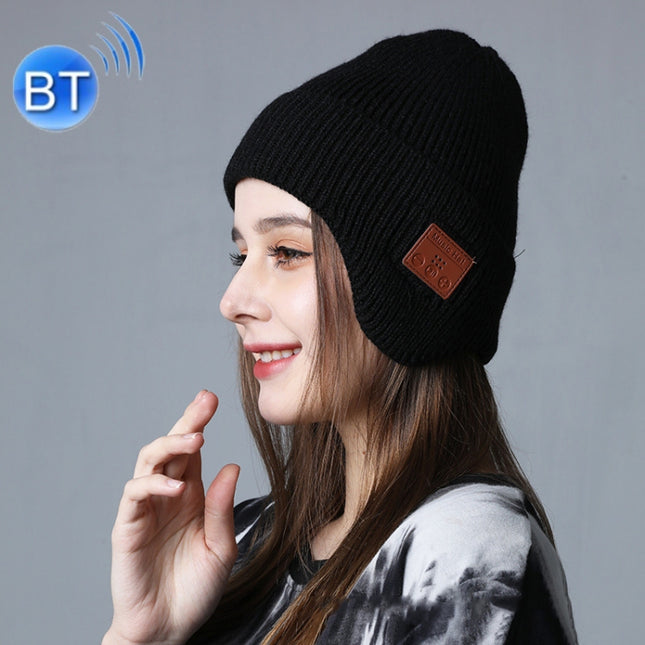 TR Ear-Covered Bluetooth Music Hat 5.0 Binaural Stereo Headphone Cap