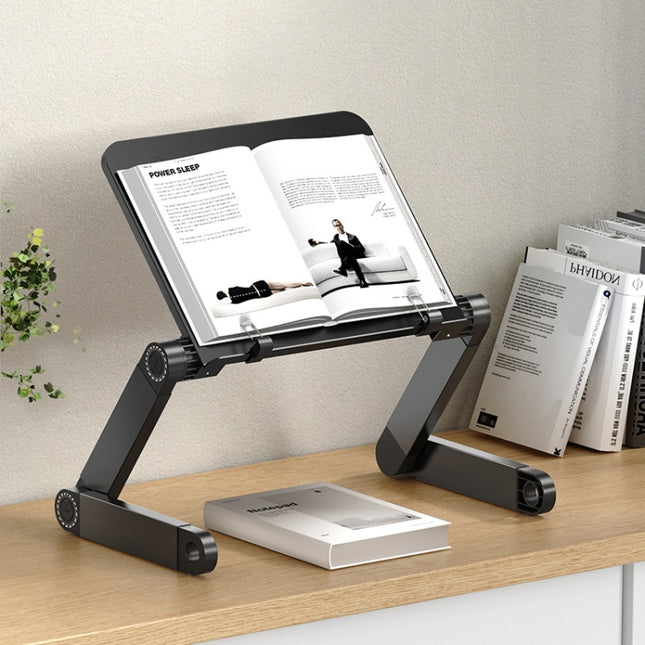 L03 Adjustable Lifting Reading Rack Book Holder Laptop Stand,Style：