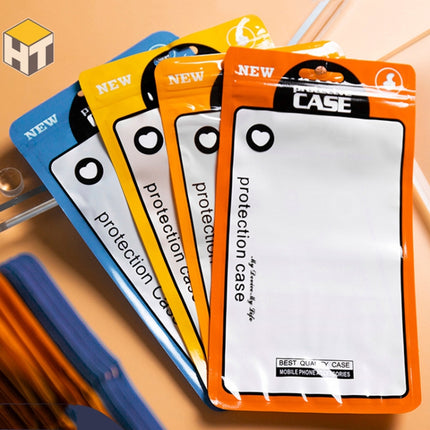 100 PCS  Ziplock Bags Plastic Bags Mobile Phone Case Packaging Bags