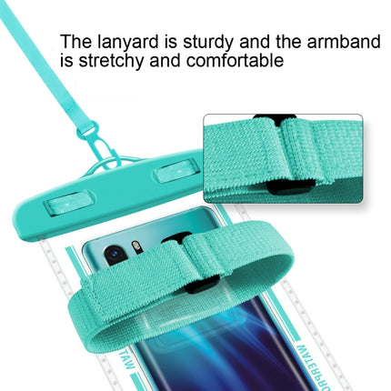 2 PCS Armband Style Transparent Waterproof Cell Phone Case Swimming Cell Phone Bag