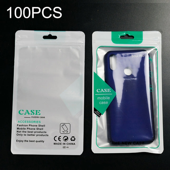 100PCS Phone Case Translucent Yin Yang Self-sealing Packaging Bag