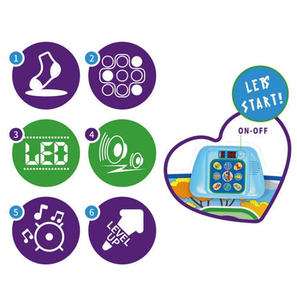 Children Music Dance Mat Electronic Music Dancing Game Pad Music Box Toys