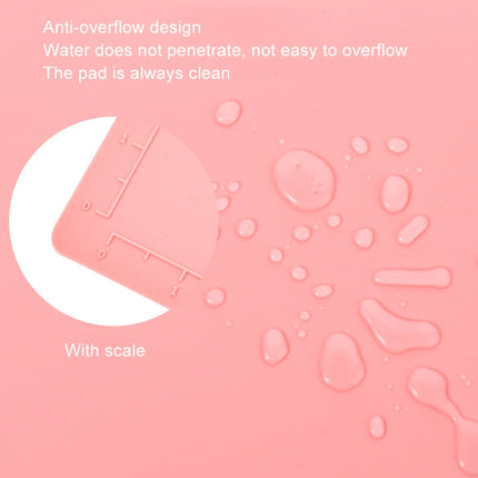 50x40cm Silicone Double Bowl Painting Pad Graffiti Oil Painting Mat Erasable and Washable Silicone Pad