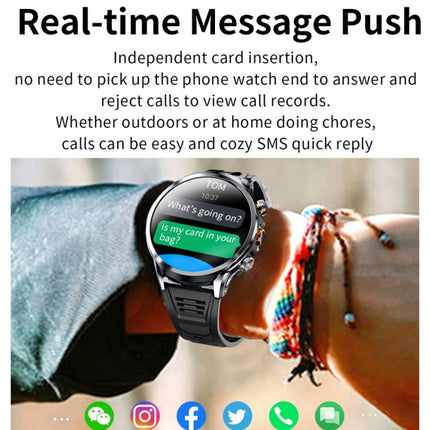 H18 Ultra-Thin Round Ball Screen 1.95 Inch Plug-In Phone Smart Watch