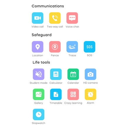 K26H  4G Kids Phone Watch With 1.83-inch Touch Screen Front Camera SOS GPS Location