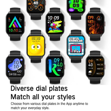 Blood Oxygen / Sleep / Heart Rate Health Monitoring Smart Watch Square Sports Double Strap Watch, Gold Steel+Silicone Pink, Black Steel+Silicone Black