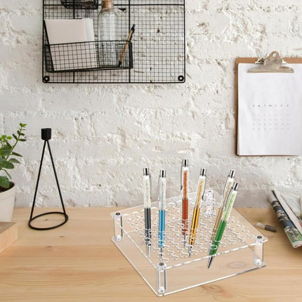 100-Hole Acrylic Paint Brush Holder and Pen Storage Stand