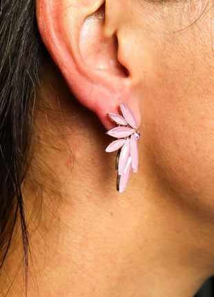 Soft Pink - Vintage Glass - Faries - Earrings