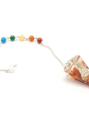 Orgonite Power Chakra Pendulum - Buddha
