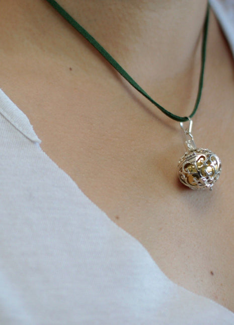 Silver Angel Bell - Healing - 23mm