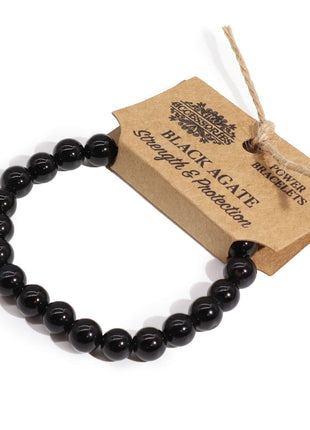 Power Bracelet - Black Agate