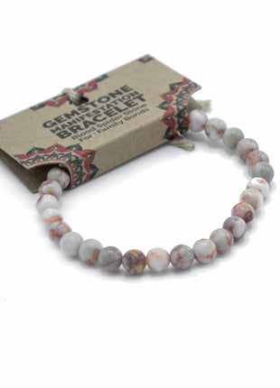 Gemstone Manifestation Bracelet - Blood Spider Stone - Family Bonds